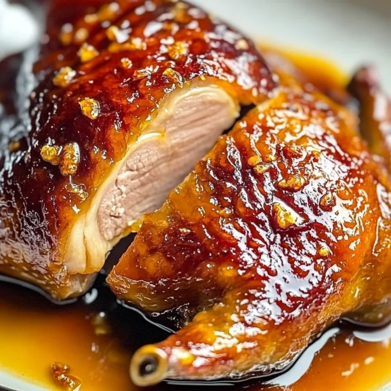 Oven Roasted Crispy Whole Duck & Figgy Orange Glaze