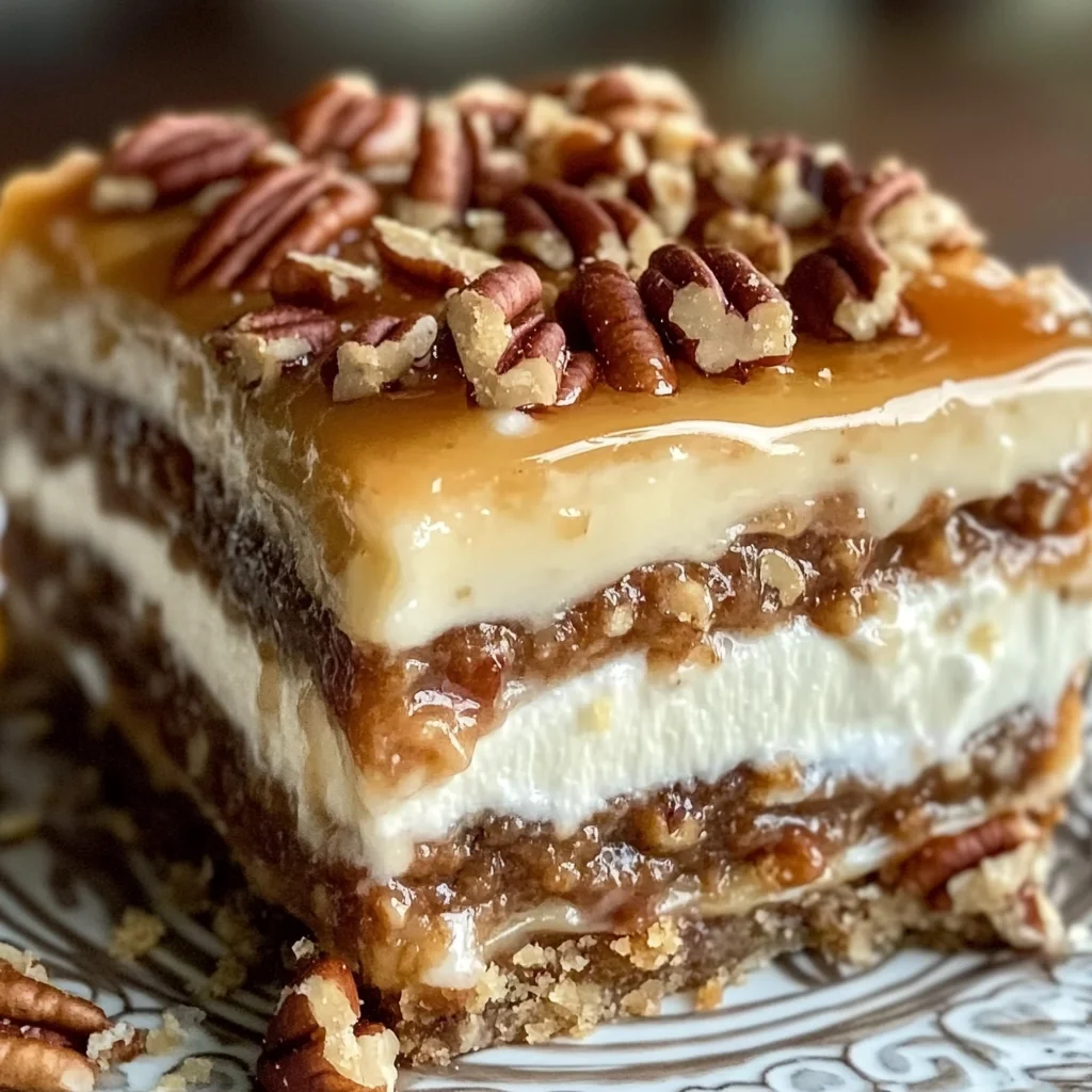 Pecan Pie Lasagna – A No-Bake Dream Dessert