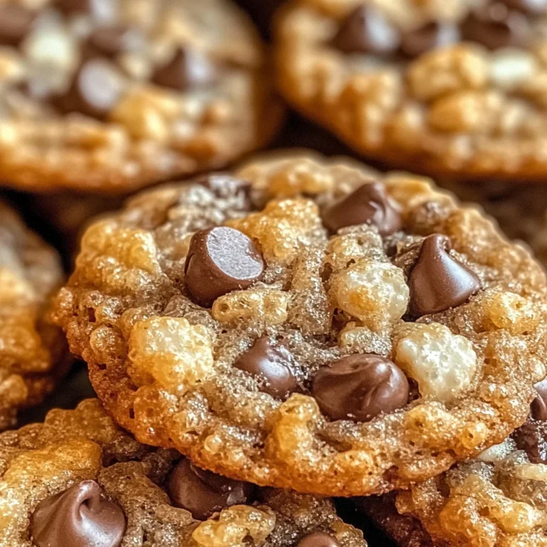 Rice Krispie Cookies with Chocolate Chips Recipe