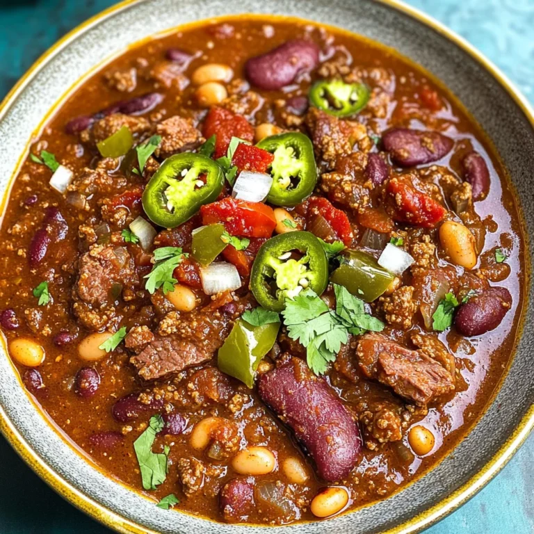 Short Rib and Chorizo Chili Recipe