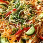 Spring Roll Salad with Spicy Ginger Dressing: An Incredible Ultimate Recipe
