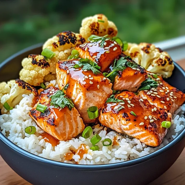 Sriracha Honey Salmon Bowls