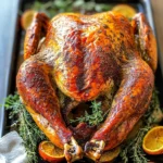 Super Juicy Turkey Baked In Cheesecloth and White Wine