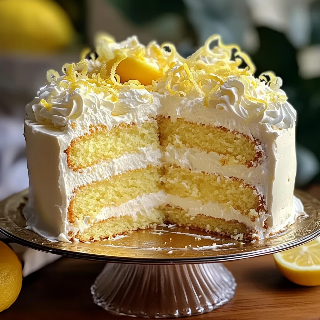 Top 1 Italian Lemon Cream Cake : Irresistible and Luscious