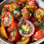 Zesty Marinated Tomatoes