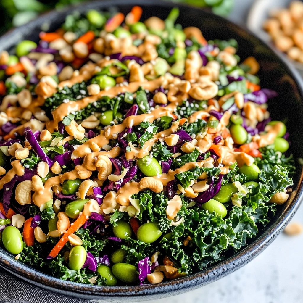 Asian Edamame Peanut Crunch Salad