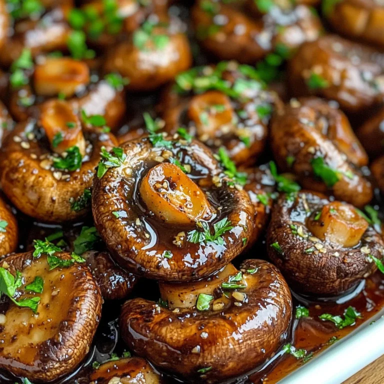Balsamic Roasted Mushrooms