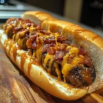 Bourbon BBQ Turkey Bacon Cheeseburger Meatball Subs Ready in 30 Minutes