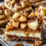 Caramel Apple Cheesecake Bars