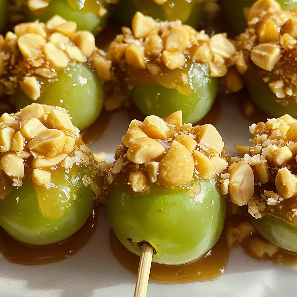 Caramel Apple Grapes