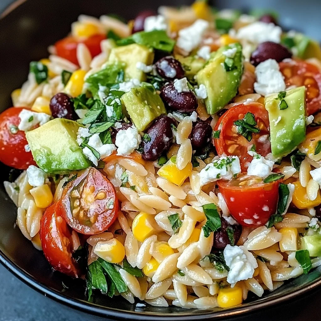 Cowboy Orzo Salad