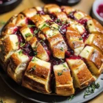 Cranberry Brie Pull-Apart Bread
