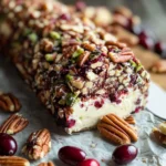 Cranberry Pecan Cheese Log