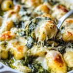 Creamy Pesto Gnocchi with Spinach and Artichokes
