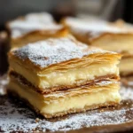 Creamy Vanilla Slice with Flaky Puff Pastry