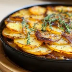 Crispy Balsamic-Thyme Potato Torte