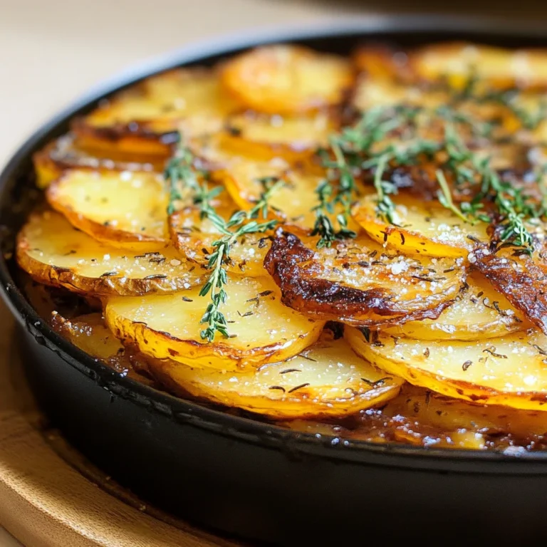 Crispy Balsamic-Thyme Potato Torte