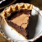 Dark Chocolate Chess Pie