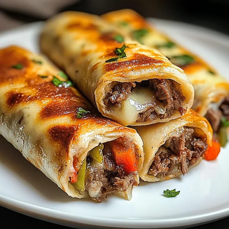 Delicious Keto Philly Cheesesteak Roll Ups