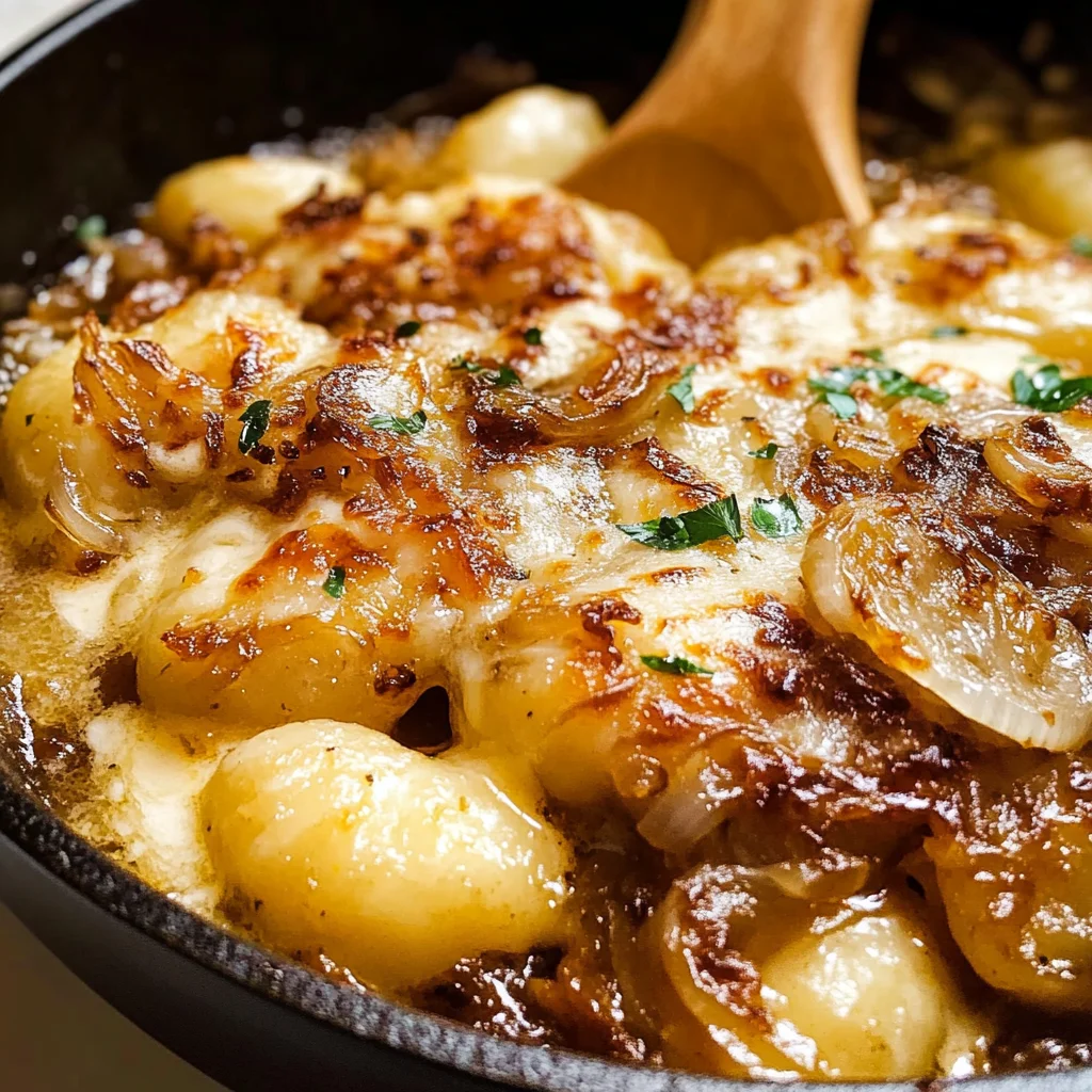French Onion Gnocchi