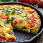 Garden Veggie Frittata: A 150-Calorie Delight