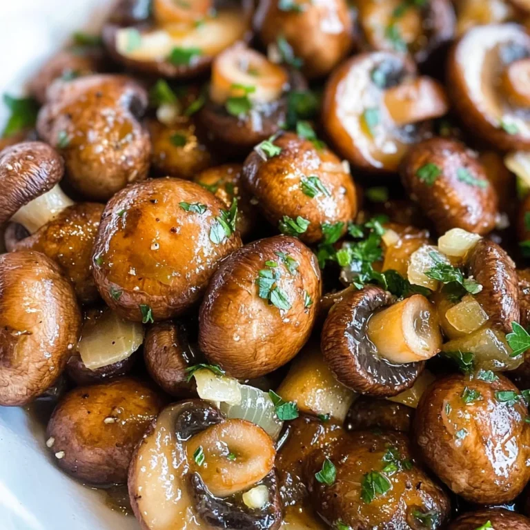 Garlic Butter Mushrooms & Onions