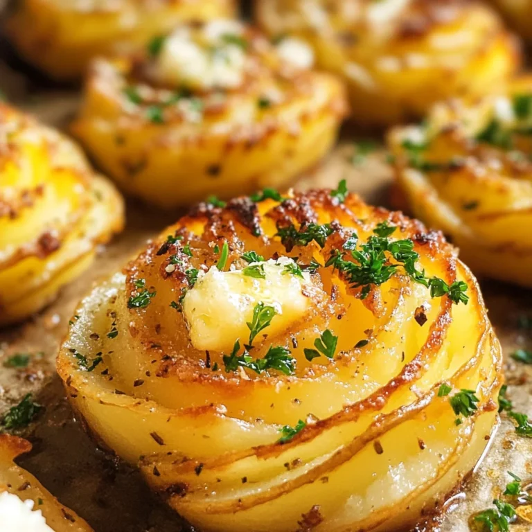 Garlic Parmesan Duchess Potatoes