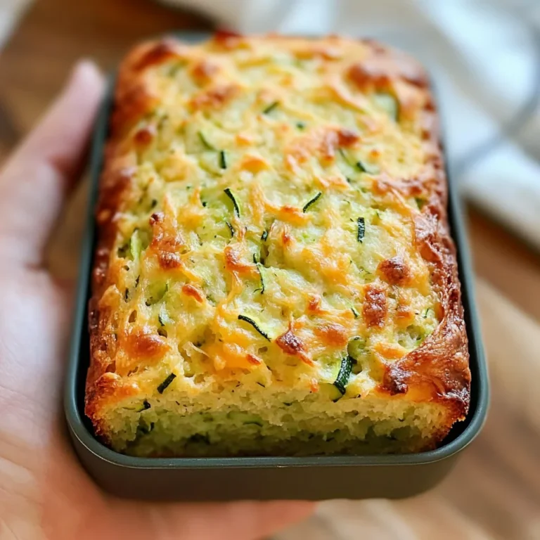 Green Onion Zucchini Cheddar Quick Bread