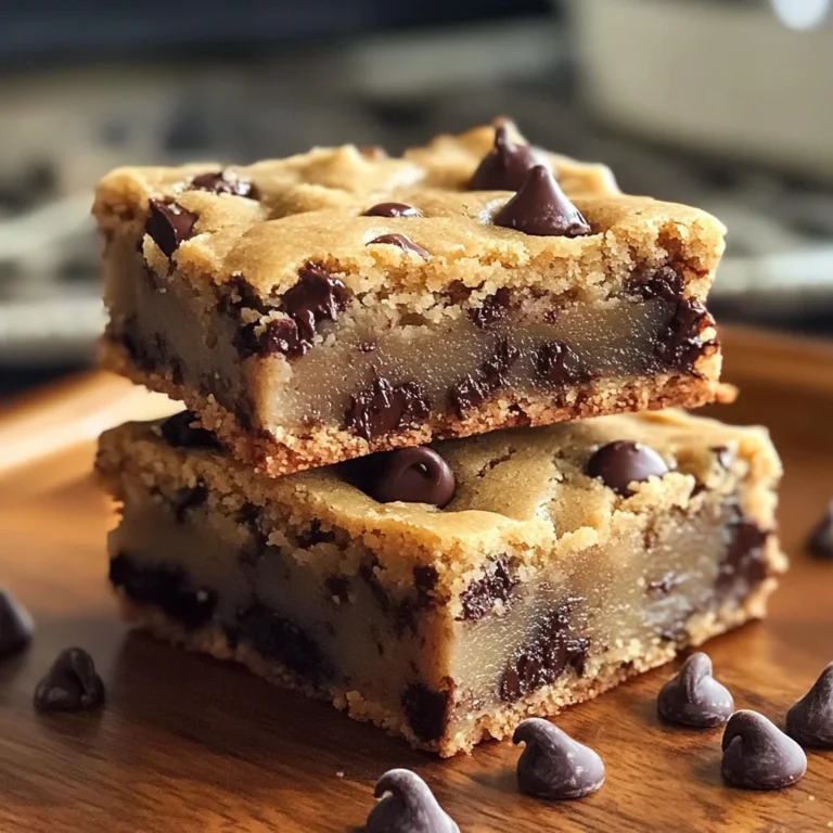 Melt-in-Your-Mouth Chocolate Chip Cookie Bars