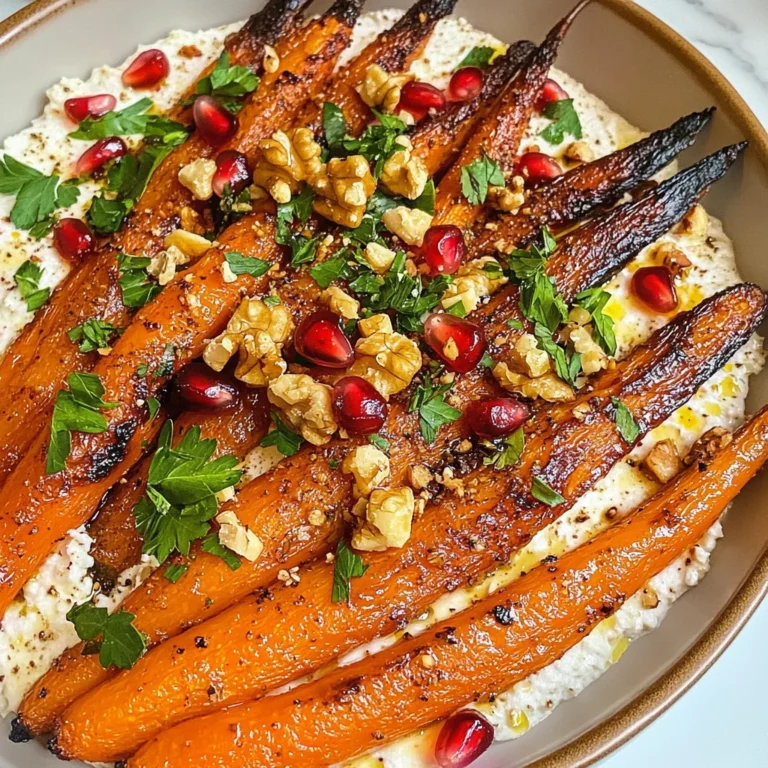 Roasted Carrots with Vegan Ricotta
