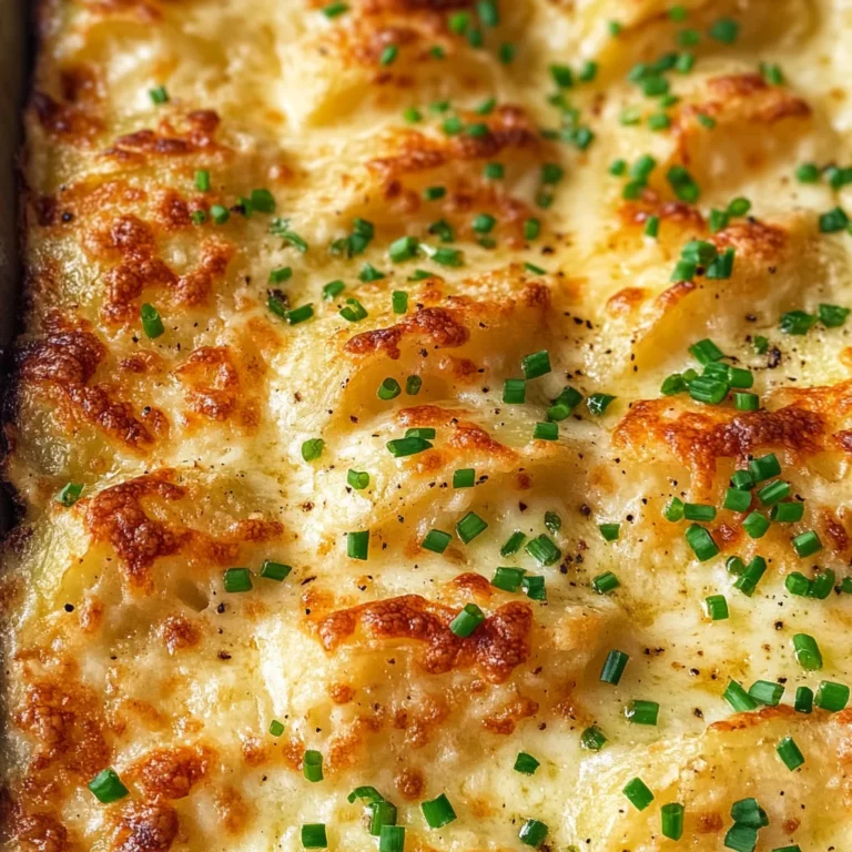 Roasted Garlic Potatoes au Gratin