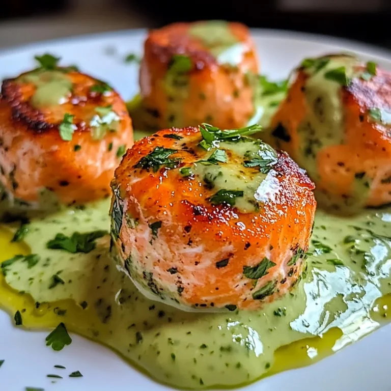 Salmon Balls with Creamy Avocado Sauce: Healthy Dinner Ideas