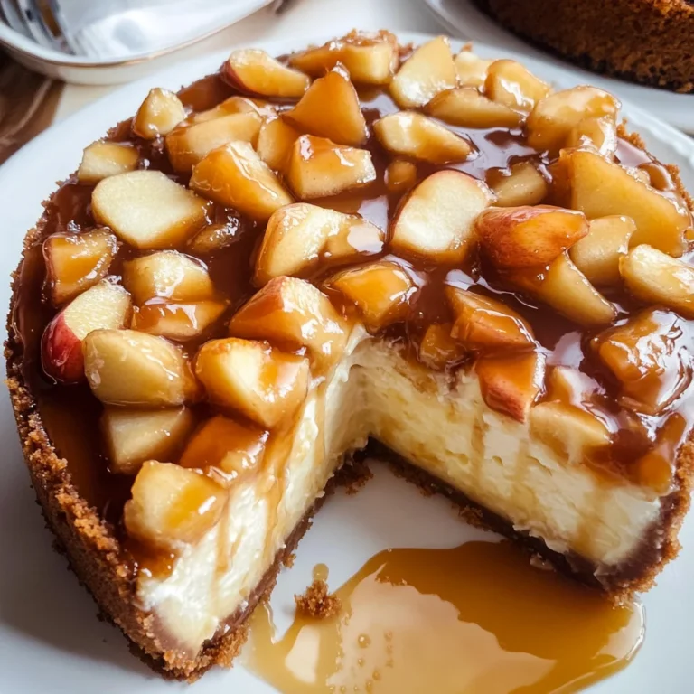 Salted Caramel Apple Pie Cheesecake