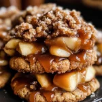 Salted Caramel Apple Pie Cookies