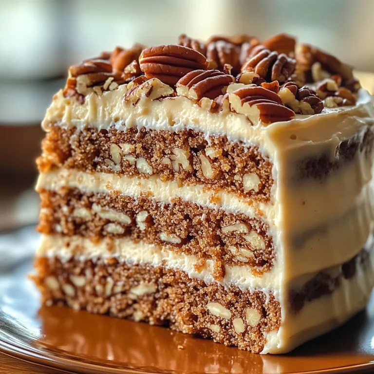 Southern Georgia Pecan Cake Recipe