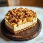 Apple Crumble Cheesecake