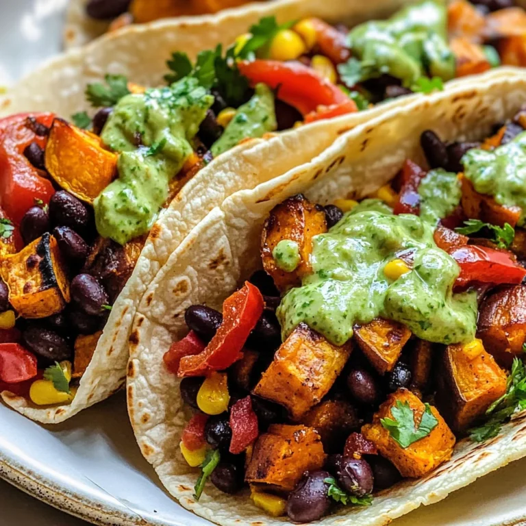Black Bean Sweet Potato Tacos Recipe