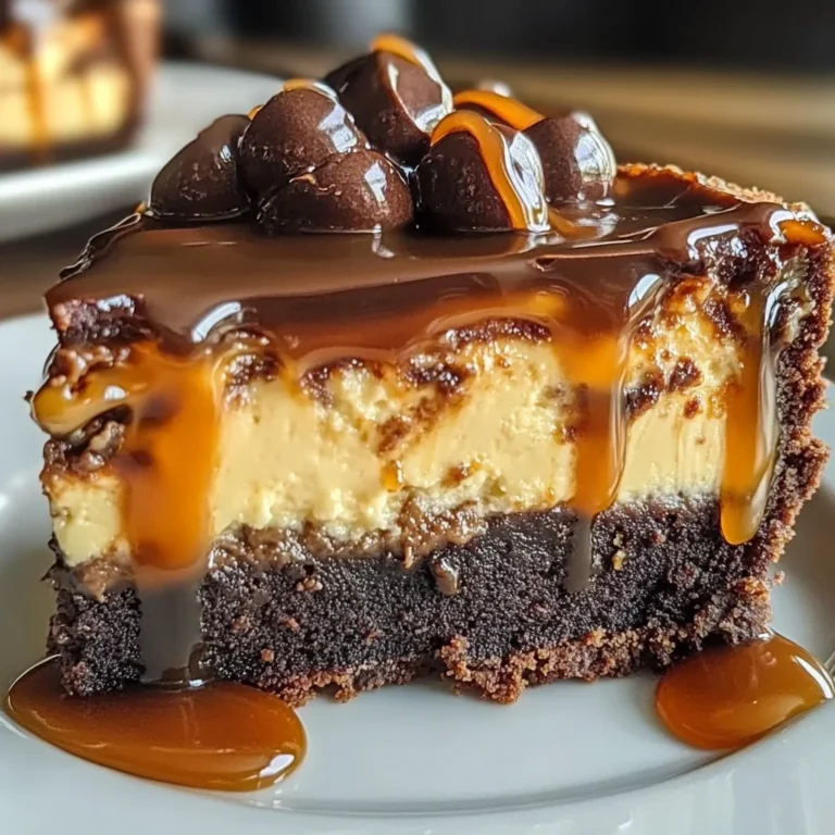 Caramel Brownie Cheesecake