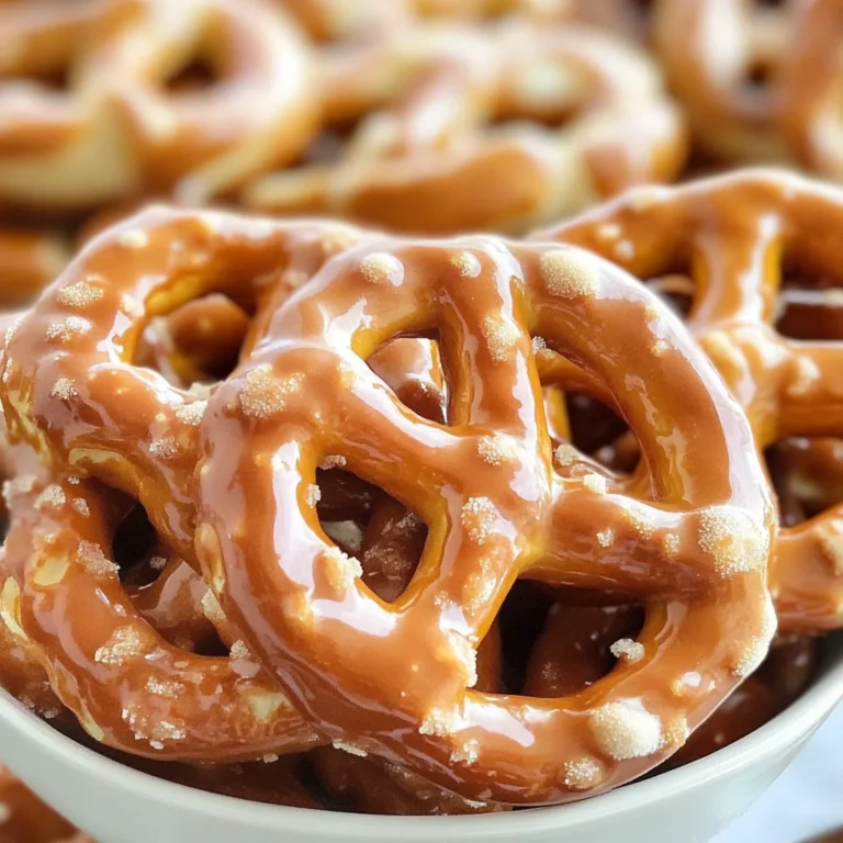 Caramel Pretzels
