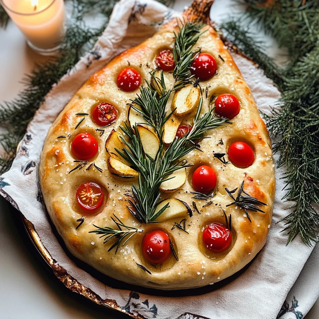 Christmas Tree Focaccia