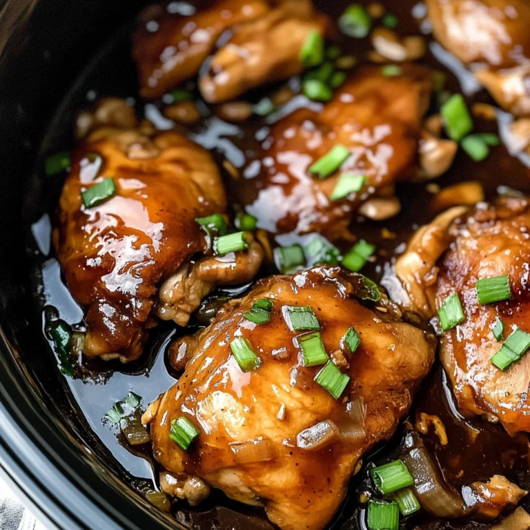 Crockpot Bourbon Chicken