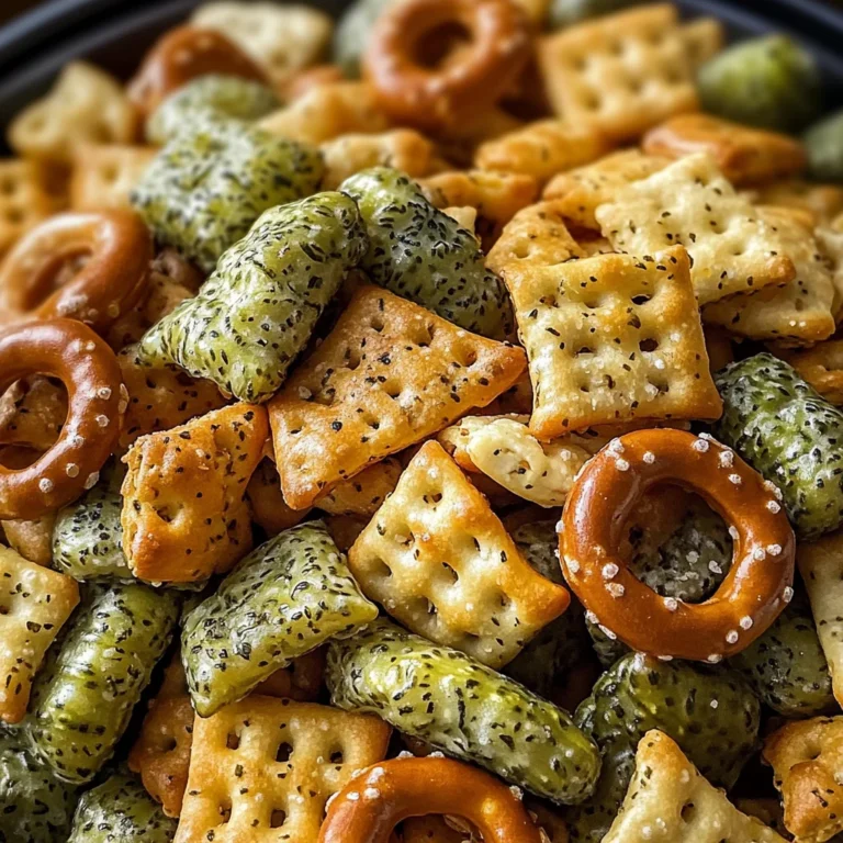 Dill Pickle Chex Mix: A Tangy Snack Sensation
