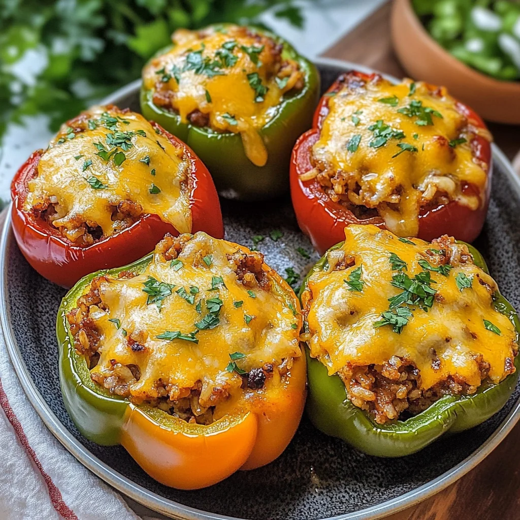 Easy Stuffed Bell Peppers Recipe