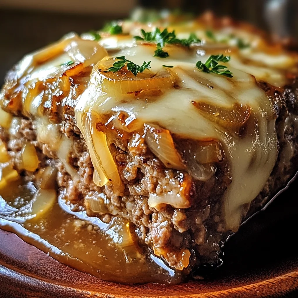 French Onion Meatloaf