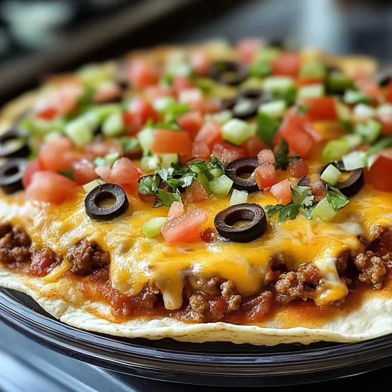 Homemade Mexican Pizza