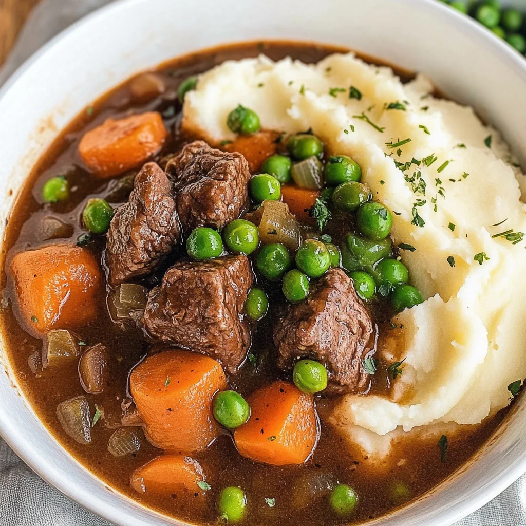 Irish Stew With Mashed Potatoes