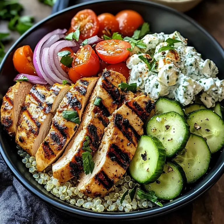 Mediterranean Chicken Bowls
