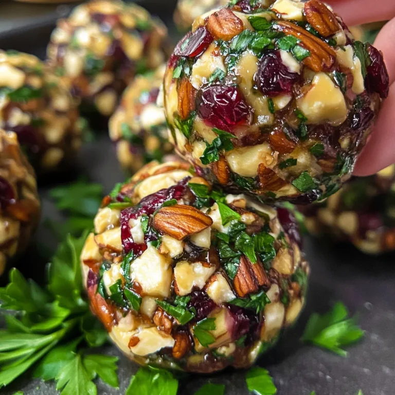 Mini Cranberry Pecan Goat Cheese Balls