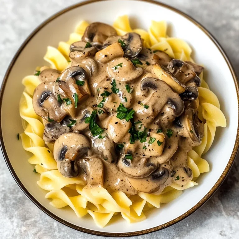 Mushroom Stroganoff