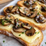 Mushroom & Brie Crostini